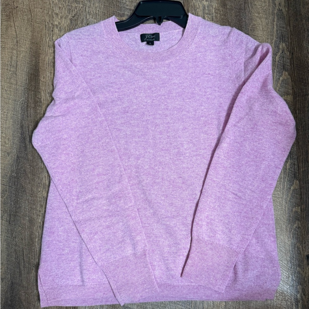 J. Crew Women's Light Purple Crewneck Sweater